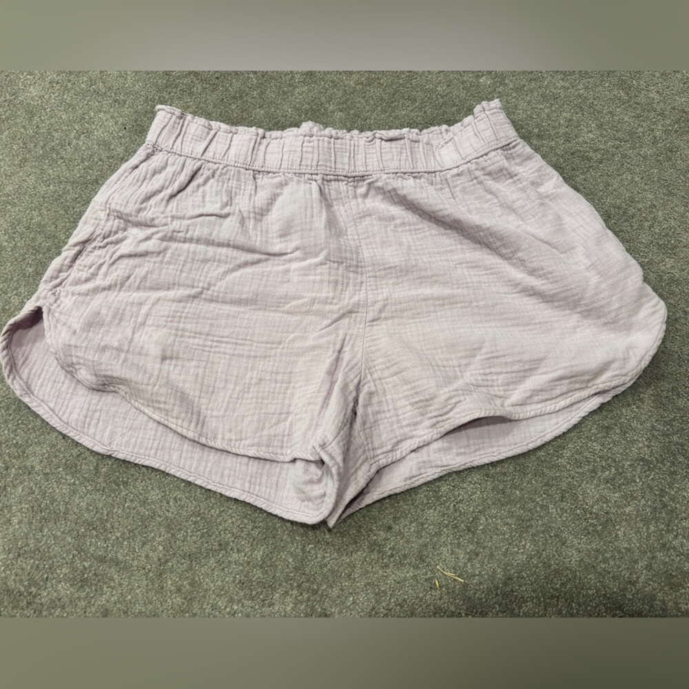 Universal Thread gauzy linen paperbag waist shorts